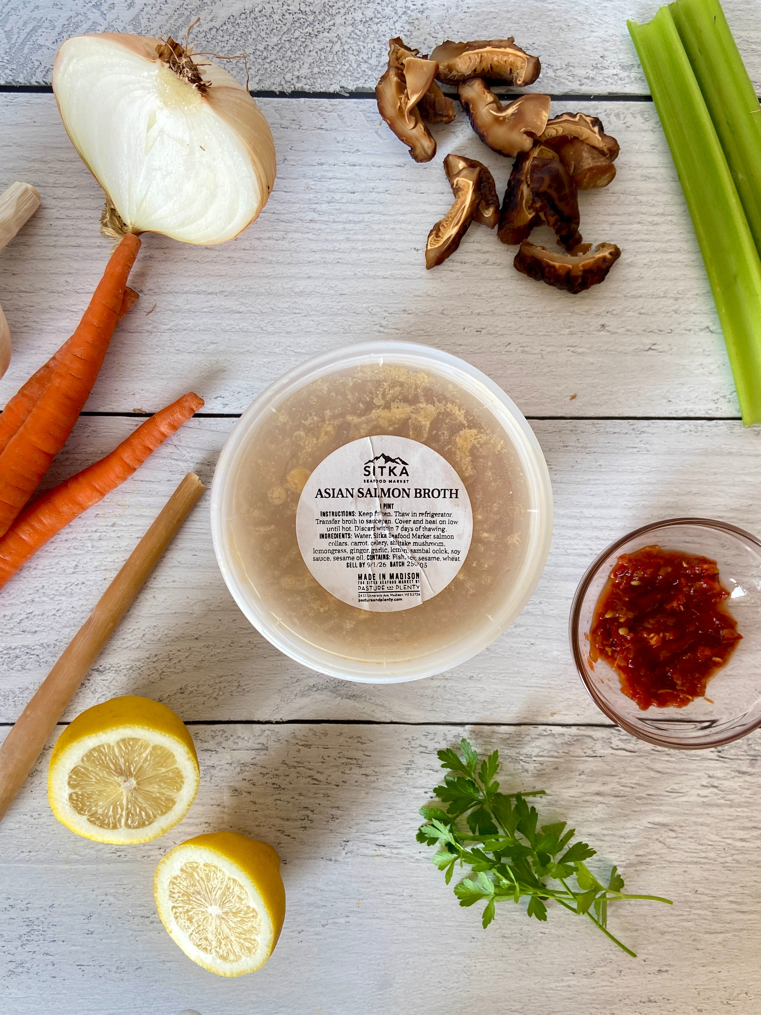 Asian Salmon Broth
